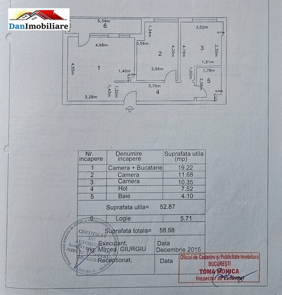 Salajan Apartament cu 3 camere in Salajan